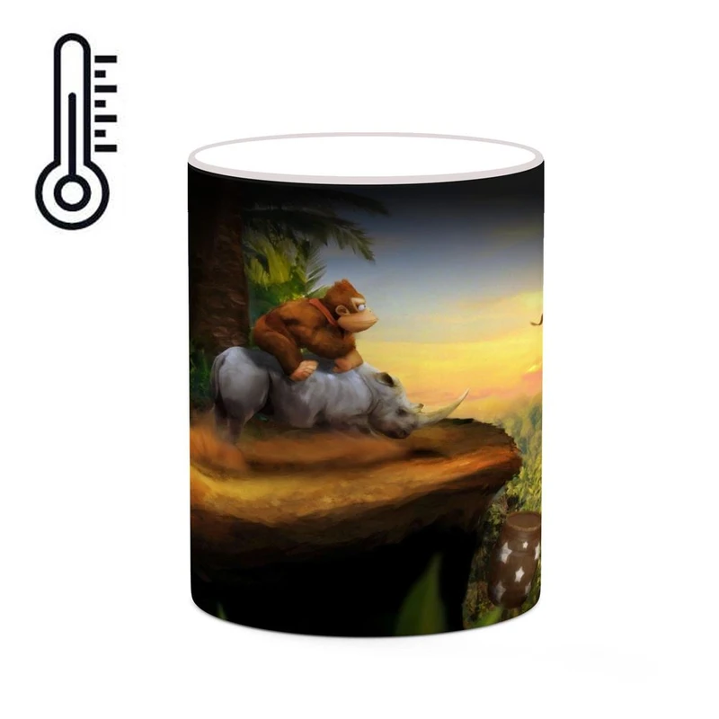 ماگ حرارتی کاکتی مدل بازی Donkey Kong کد mgh28203