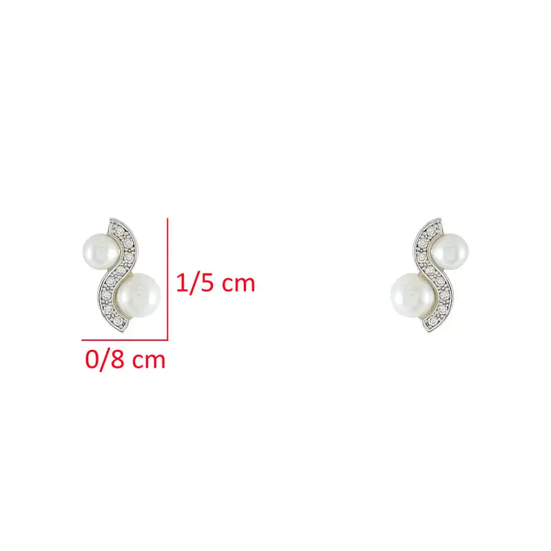 گوشواره زنانه ژوپینگ مدل مروارید کد 1648