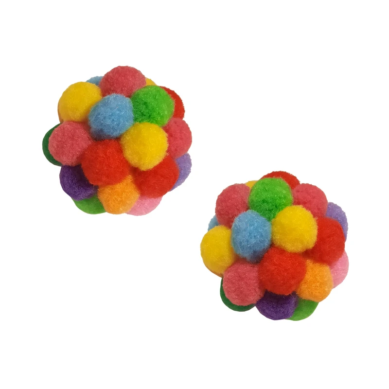 اسباب بازی سگ و گربه مدل pom pom کد03 مجموعه 2 عددی