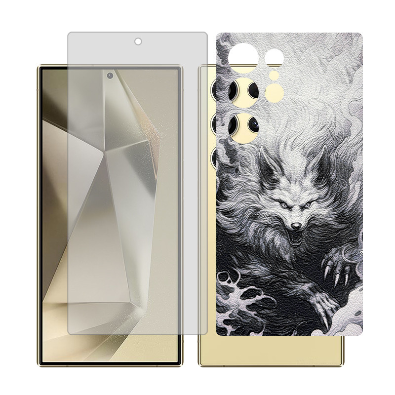 محافظ صفحه نمایش مات گلس مدل Together مناسب برای گوشی موبایل سامسونگ Galaxy S24 Ultra به همراه برچسب پوششی