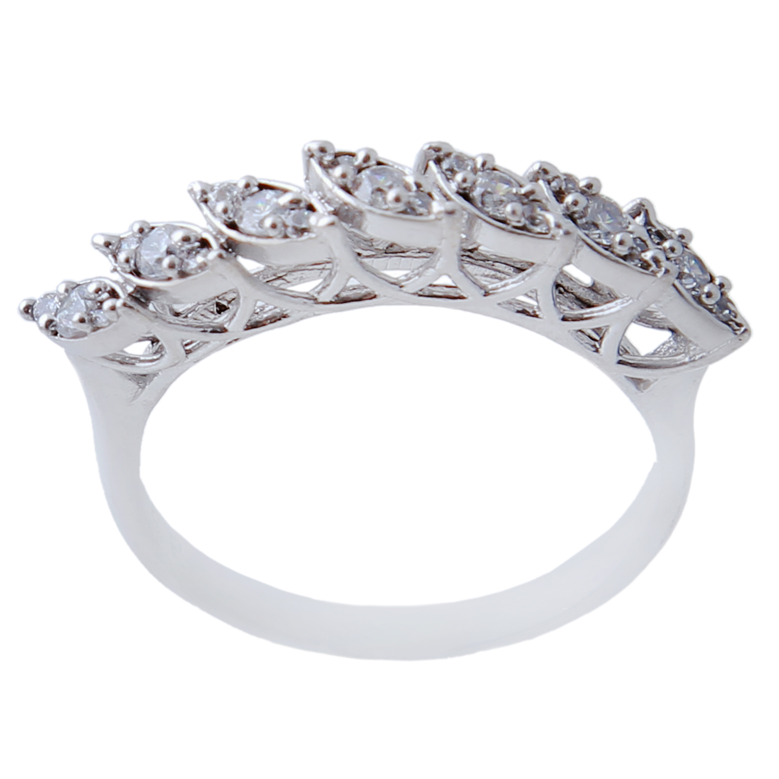    انگشتر نقره زنانه بازرگانی میلادی کد AWR_688