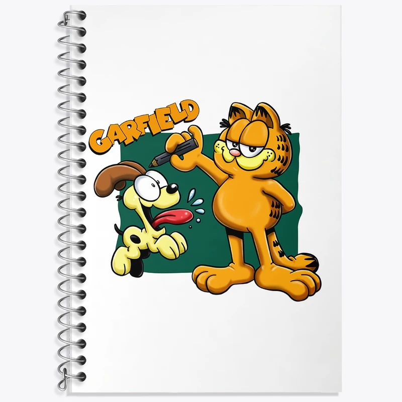 دفتر لغت 50 برگ خندالو طرح گارفیلد کد F2145