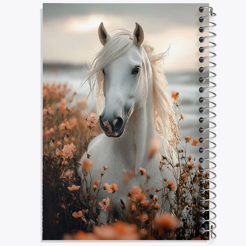 دفتر ژورنال نویسی 50 برگ خندالو مدل نقطه ای طرح اسب کد N5849