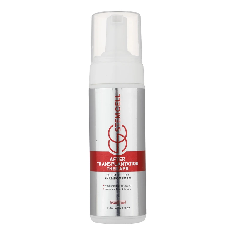 شامپو فوم پس از کاشت مو استم سل مدل Sulfate Free حجم 180 ميلی ليتر	