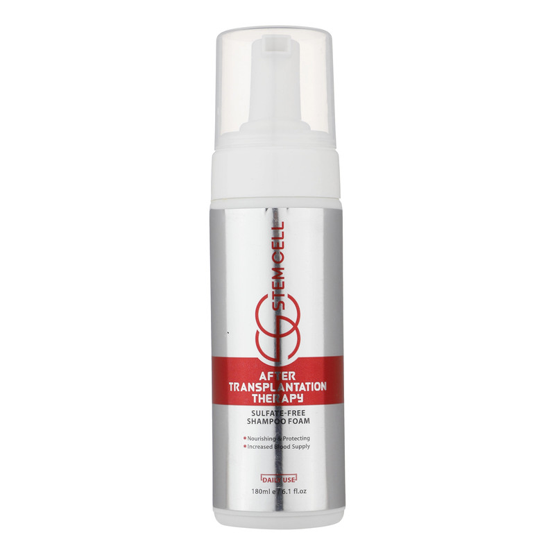 شامپو فوم پس از کاشت مو استم سل مدل Sulfate Free حجم 180 ميلی ليتر شامپو فوم پس از کاشت مو استم سل مدل Sulfate Free حجم 180 ميلی ليتر