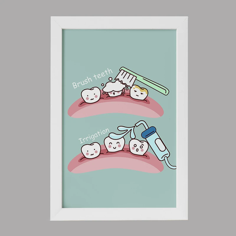 تابلو خندالو مدل دندان و دندان پزشکی کودکانه کد 36772