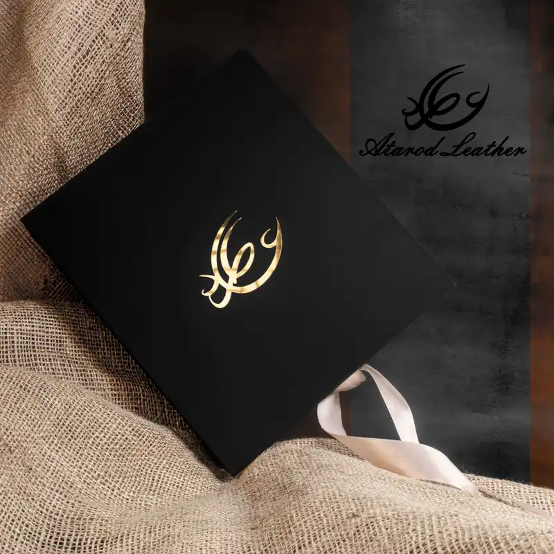 ست هدیه مردانه چرم عطارد مدل چرم طبیعی کد A49