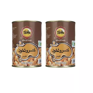 کنسرو نخود آبگوشتی بهروز - 380 گرم بسته 2 عددی