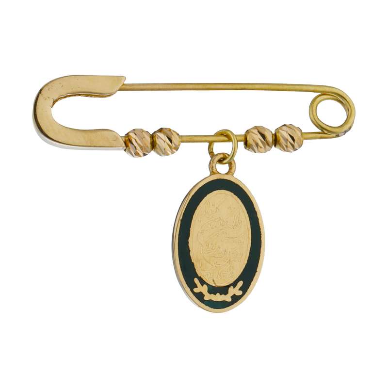 سنجاق سینه طلا دخترانه مایاماهک مدل MP0037 سنجاق سینه طلا دخترانه مایاماهک مدل MP0037