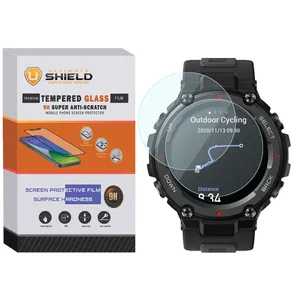 محافظ صفحه نمایش  آلتیمیت شیلد مدل SH-UL مناسب برای ساعت هوشمند آمازفیت T-Rex Pro بسته دو عددی
