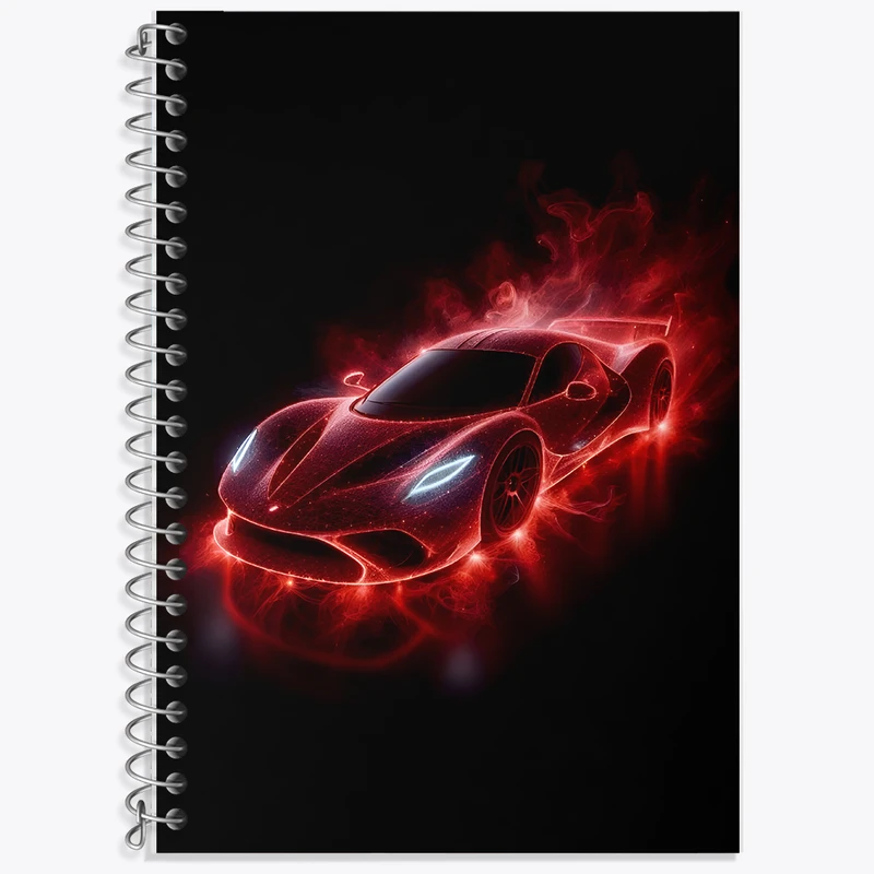 دفتر نت موسیقی 50 برگ خندالو طرح ماشین اسپرت کد F6212