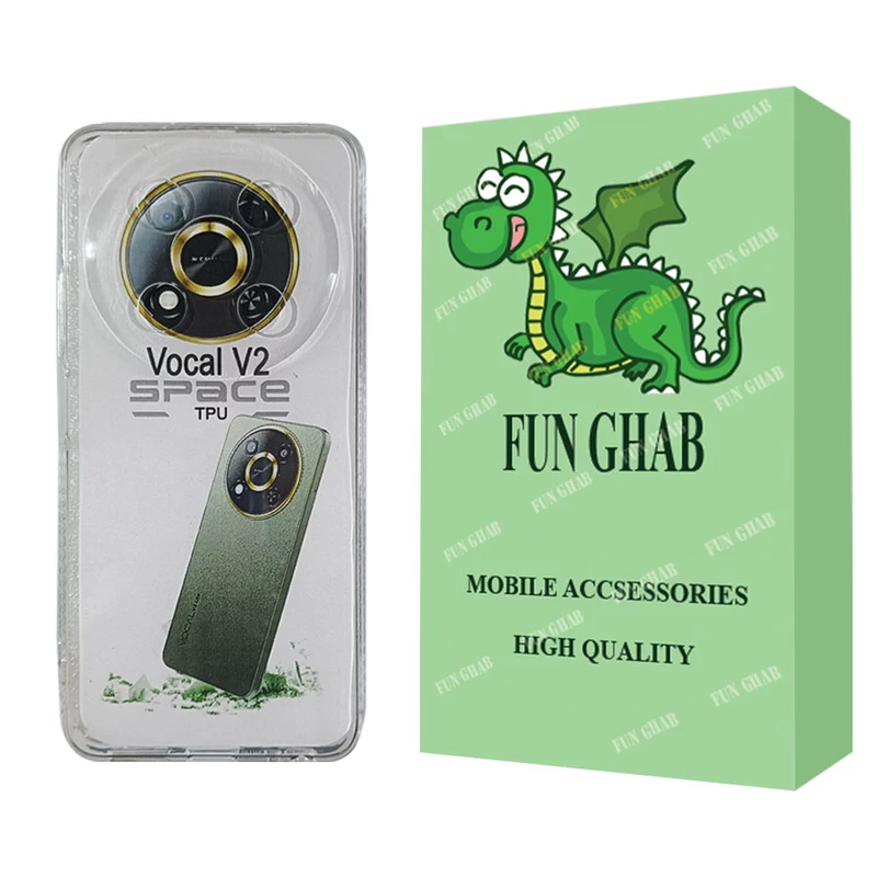 کاور فان قاب مدل ژله ای مناسب برای گوشی موبایل وکال V2 