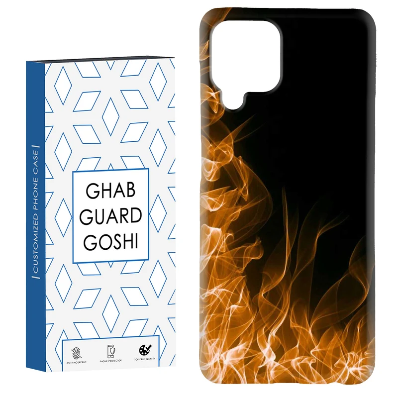کاور قاب گارد گوشی طرح آتیش کد Dimo-932 مناسب برای گوشی موبایل سامسونگ Galaxy A12 / Galaxy M12