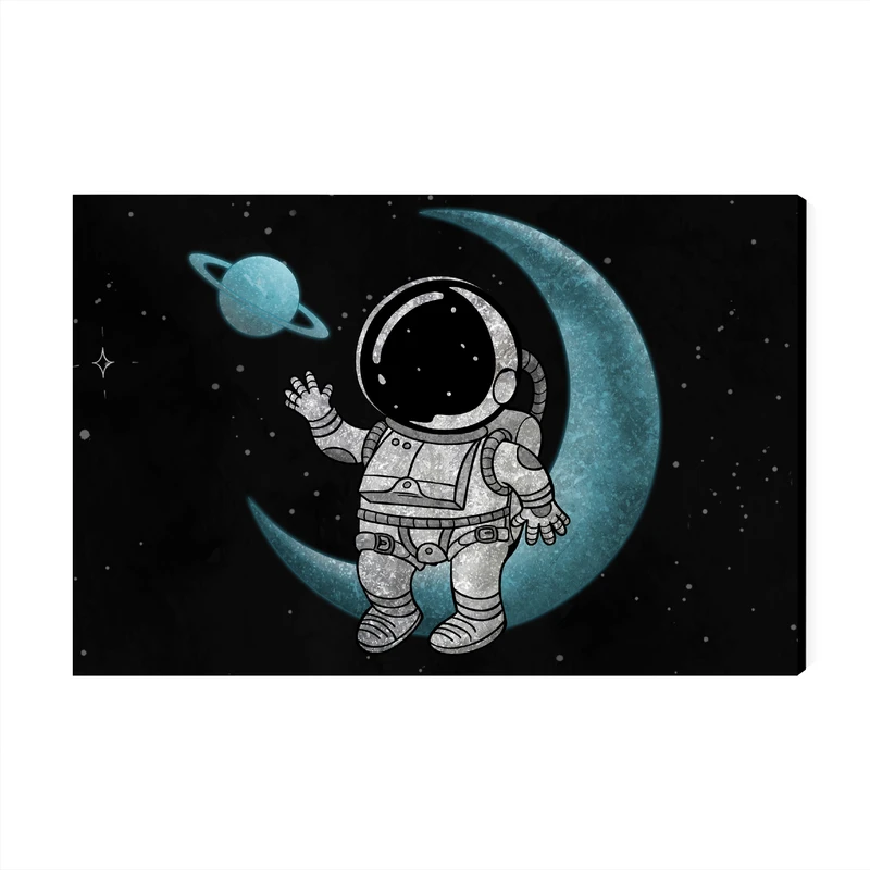 تابلو شاسی عرش مدل فانتزی ماه و فضانورد کد As1783