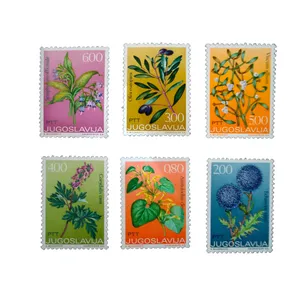 تمبر یادگاری مدل گیاهان  کد aa-385 مجموعه 6 عددی