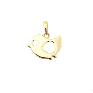 آویز گردنبند طلا 18 عیار زنانه سین سان مدل پرنده SN1687