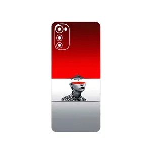 MAHOOT Collage of surreal Portrait of Women 1 Cover Sticker for Motorola Moto E32s