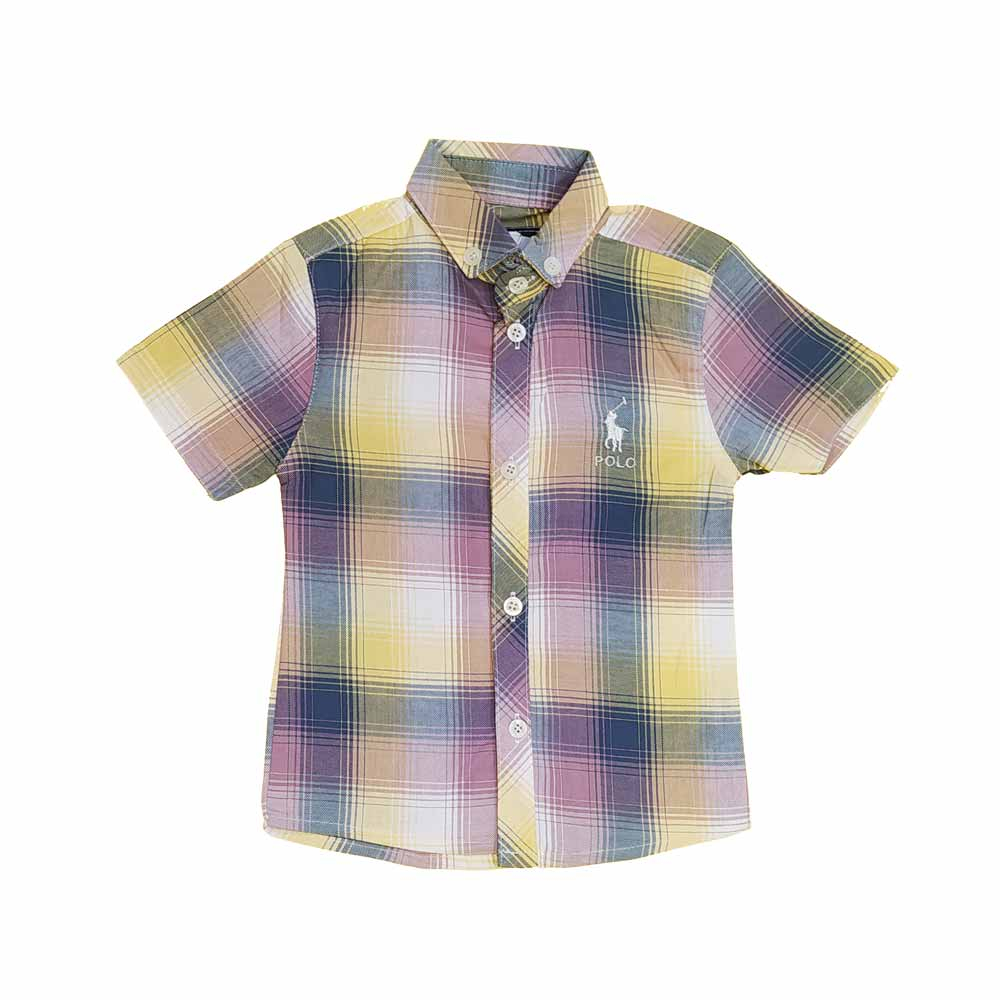 پیراهن پسرانه مدل چهارخانه کد 330513