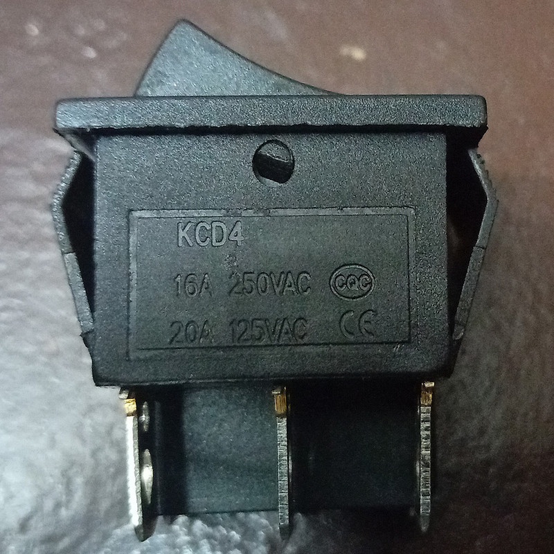 کلید راکر سه حالته مدل 6 پایه کد KCD4 بسته 2 عددی