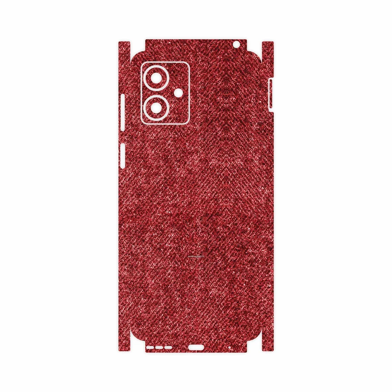 برچسب پوششی ماهوت مدل Fabric Texture 4-FullSkin مناسب برای گوشی موبایل موتورولا Moto G14