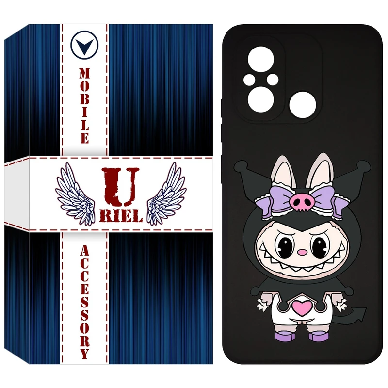 کاور یوریل مدل KSH کد 137 طرح عروسک لبوبو مناسب برای گوشی موبایل شیائومی Redmi 12C