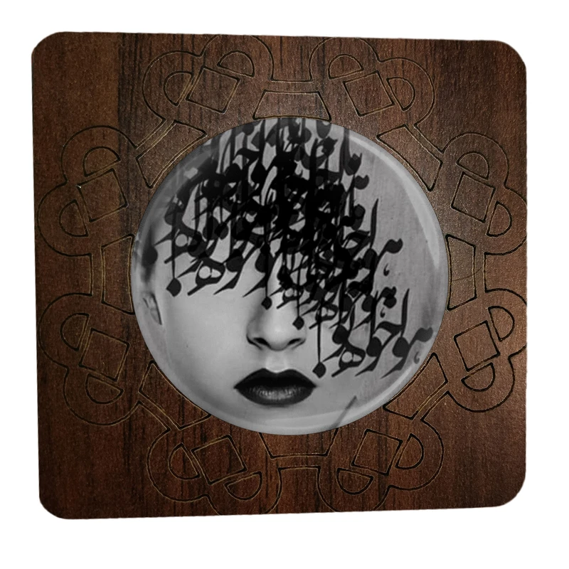 آینه آرایشی جیبی مدل شعر هواخواه کد 1135