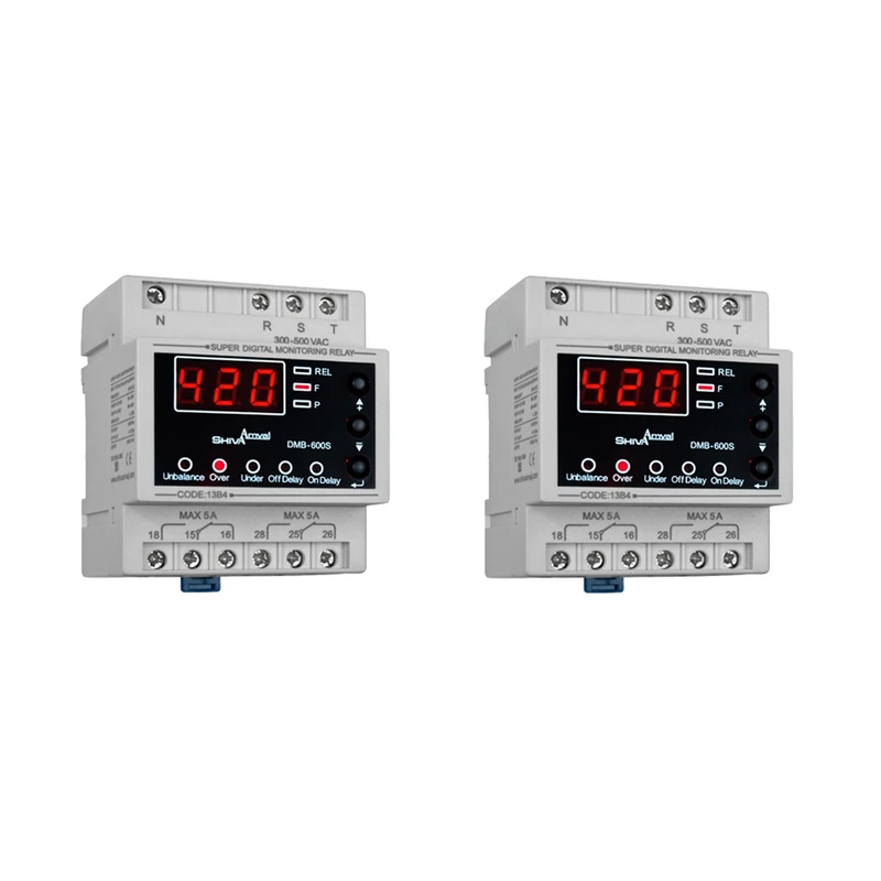 سوپر کنترل فاز ديجيتال  شیوا امواج مدل DMB-600S CODE 13B4 مجموعه 2 عددی