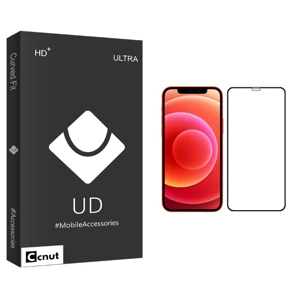 محافظ صفحه نمایش کوکونات مدل UD Black مناسب برای گوشی موبایل اپل iPhone 12