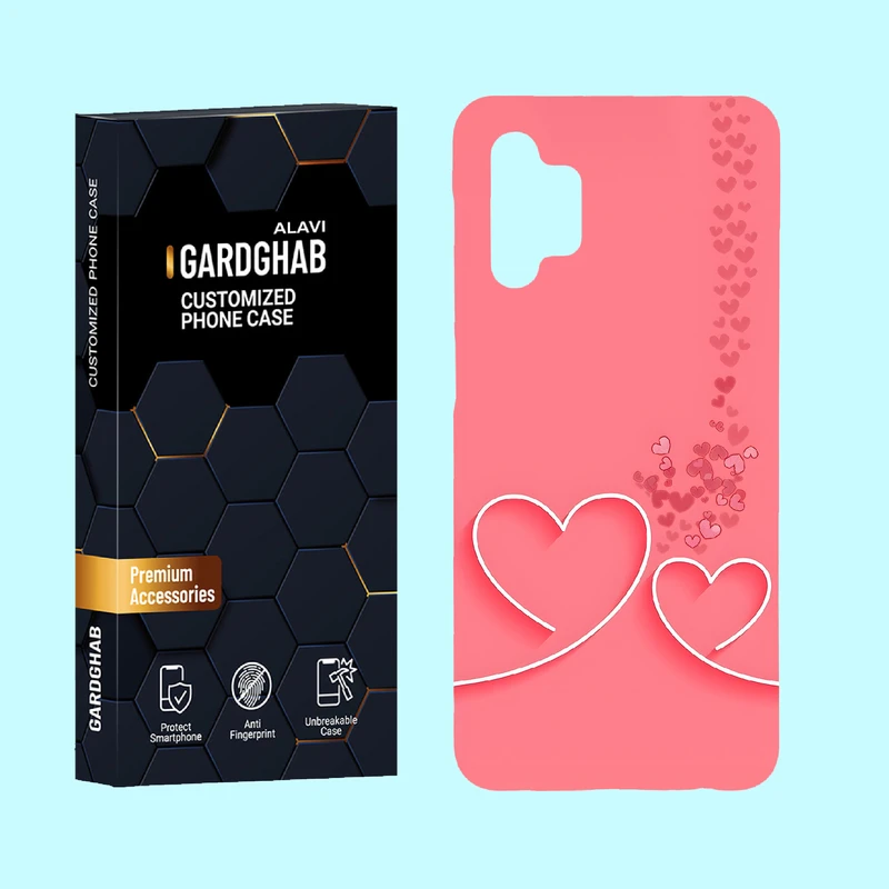 کاور گارد قاب علوی مدل عاشقانه مناسب برای گوشی موبایل سامسونگ Galaxy A32 5G / M32 5G