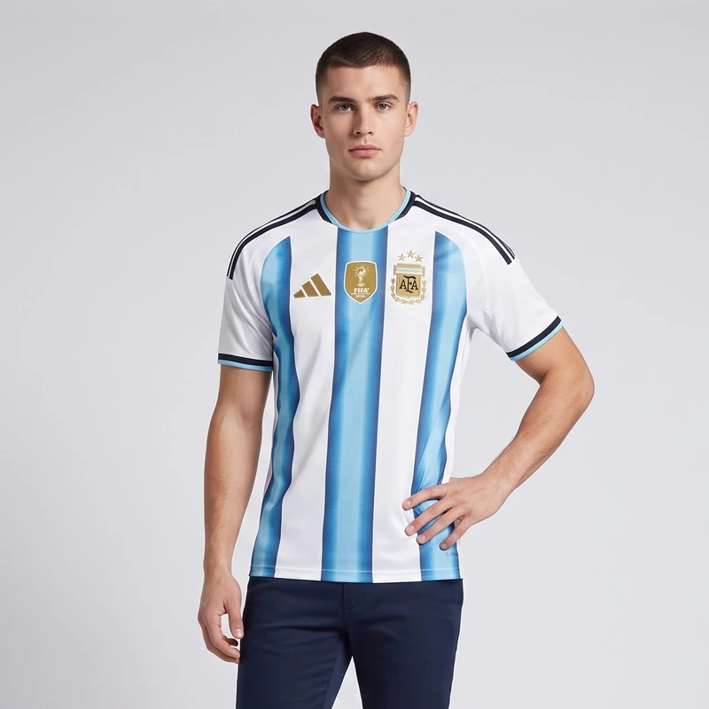 تی‌شرت ورزشی آستین کوتاه مردانه مدل آرژانتین Home WC 2026