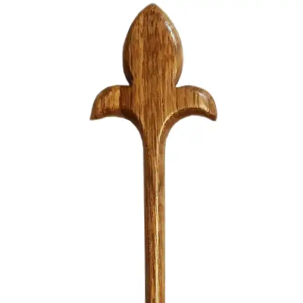 گیره مو چوبی زنانه مدل لاله