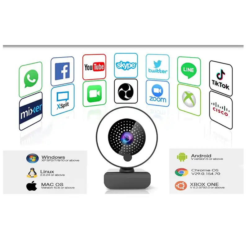 وب کم مدل 2K Urtal Full HD Webcam