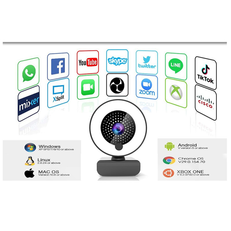 وب کم مدل 2K Urtal Full HD Webcam 1