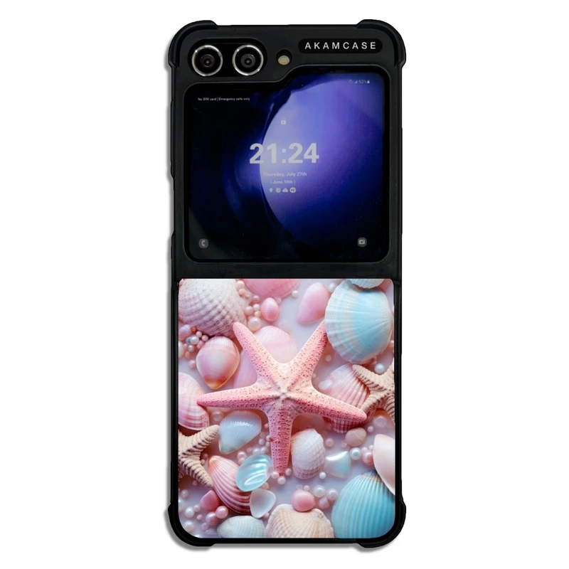 کاور آکام مدل AMC-WSGZFLIP5-PEARL16 مناسب برای گوشی موبایل سامسونگ Galaxy Z Flip 5