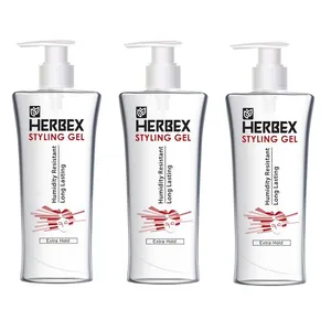 ژل مو هربکس مدل Extra Hold حجم 200 میلی لیتر مجموعه 3 عددی