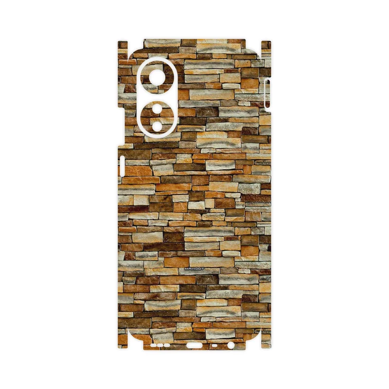 برچسب پوششی ماهوت مدل brickwall-FullSkin مناسب برای گوشی موبایل اپو A78 4G