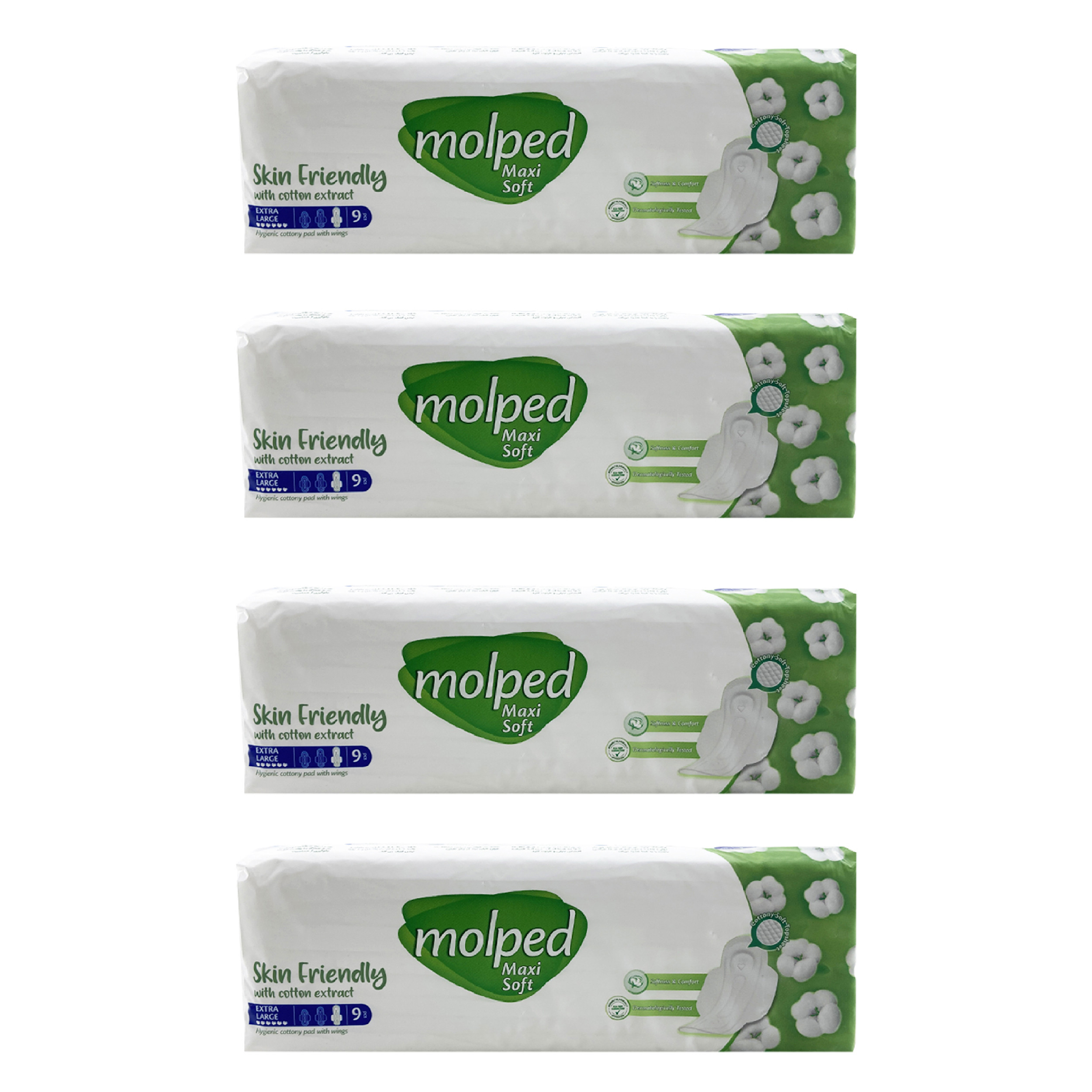 نوار بهداشتی مولپد مدل CELASICC-4 سایز خیلی بزرگ مجموعه 4 عددی نوار بهداشتی مولپد مدل CELASICC-4 سایز خیلی بزرگ مجموعه 4 عددی