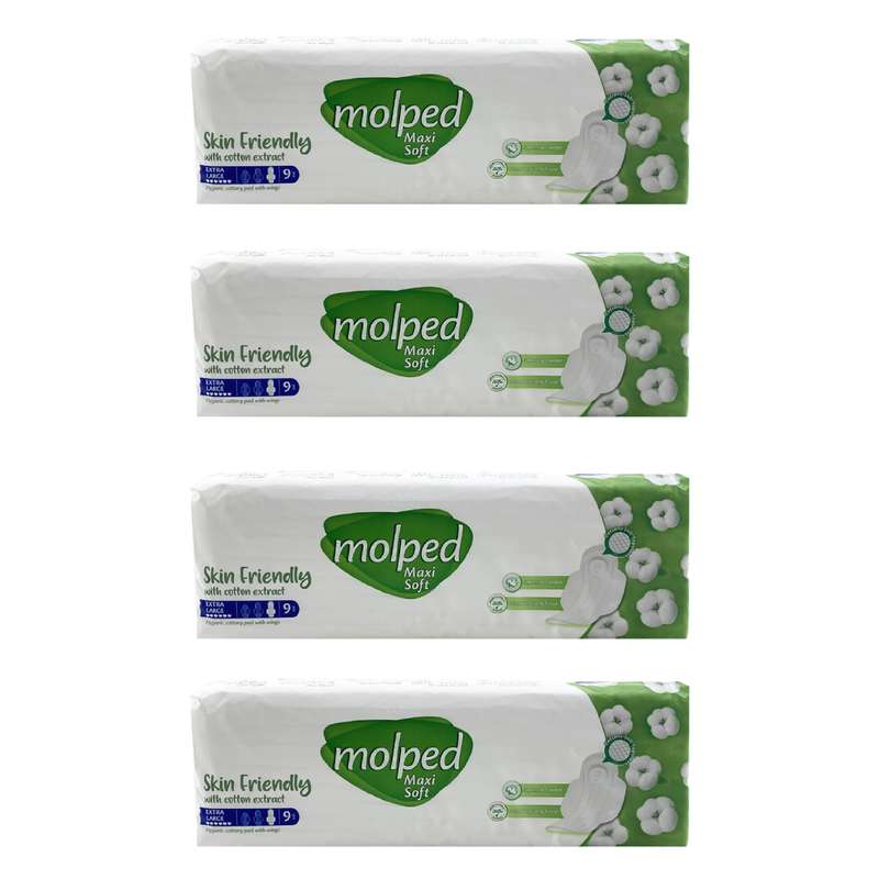 نوار بهداشتی مولپد مدل CELASICC-4 سایز خیلی بزرگ مجموعه 4 عددی نوار بهداشتی مولپد مدل CELASICC-4 سایز خیلی بزرگ مجموعه 4 عددی
