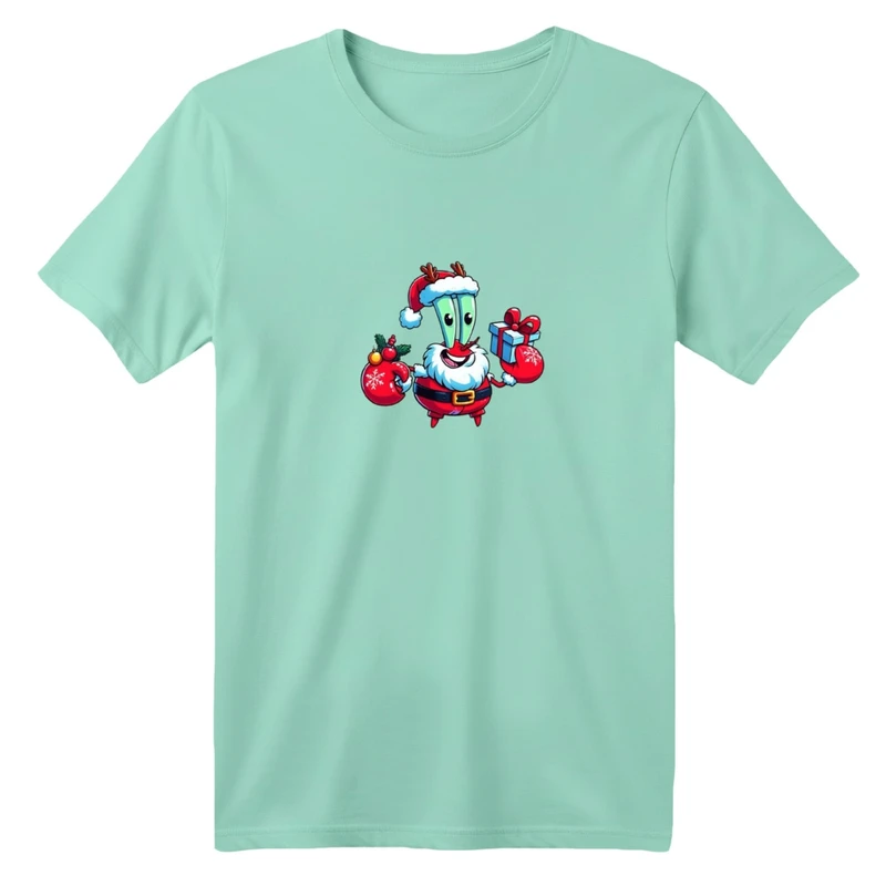 تی شرت آستین کوتاه بچگانه مدل کریسمسی کد 07