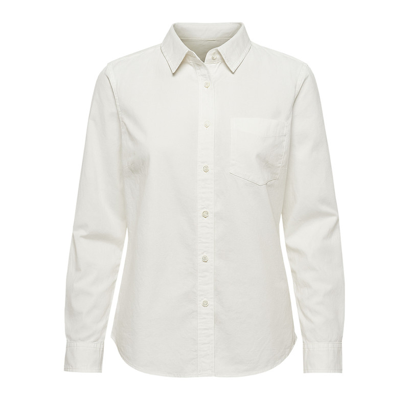 شومیز آستین بلند یقه برگردان زنانه مدل کولردار ساده