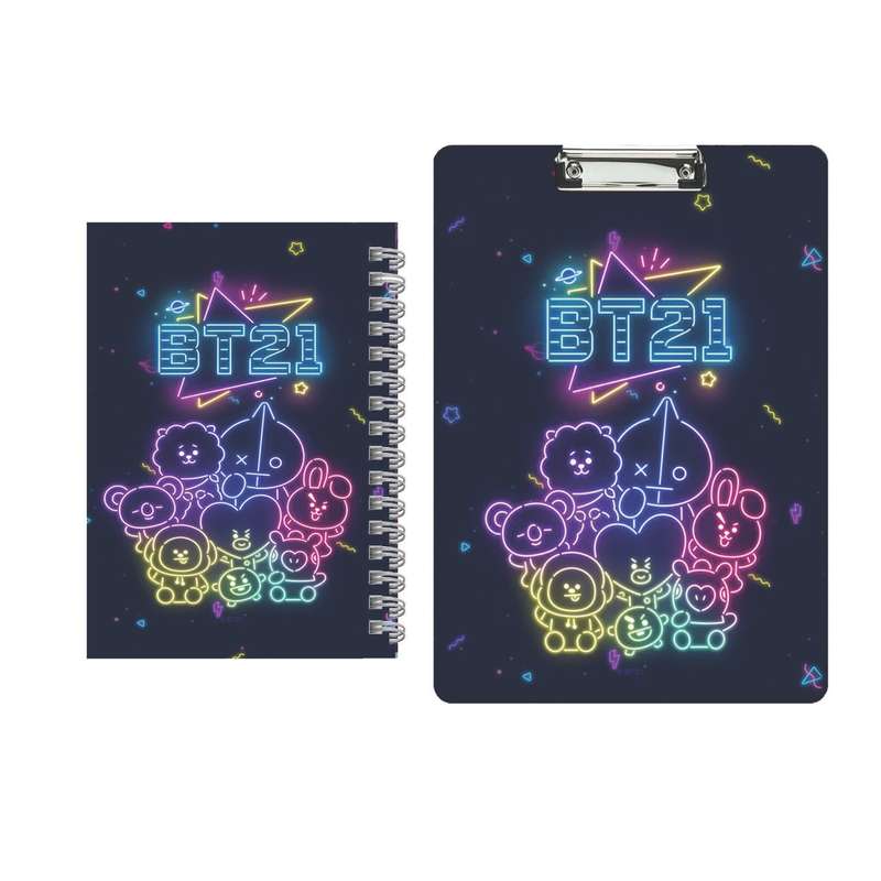 تخته شاسی مدل BTS کد 2373 سایز A4 به همراه دفتر