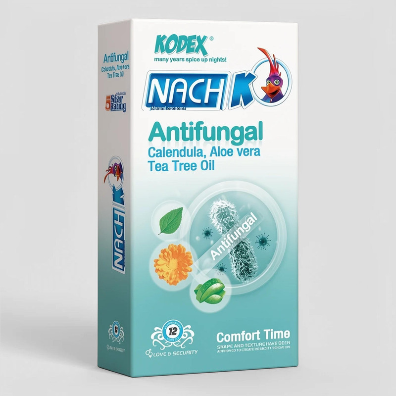 کاندوم کدکس مدل Antifungal بسته 12 عددی