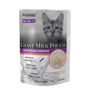 پوچ گربه فنبی مدل شیربز طعم مرغ و ماهی کاد وزن 85 گرم