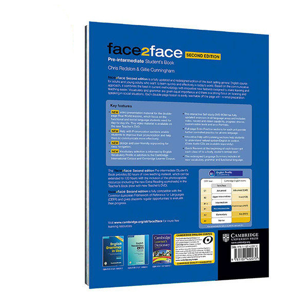 کتاب Face2Face 2nd Pre-Intermediate اثر Gillie Cunningham انتشارات کمبریج کتاب Face2Face 2nd Pre-Intermediate اثر Gillie Cunningham انتشارات کمبریج