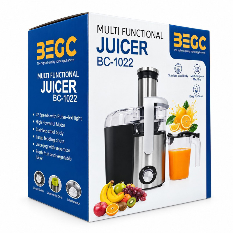 آبمیوه گیری 1250 وات بگسی مدل BC-1022