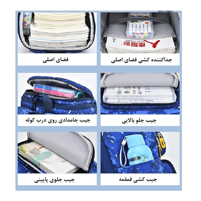 کوله پشتی مدل دایناسور 5280 کوله پشتی مدل دایناسور 5280