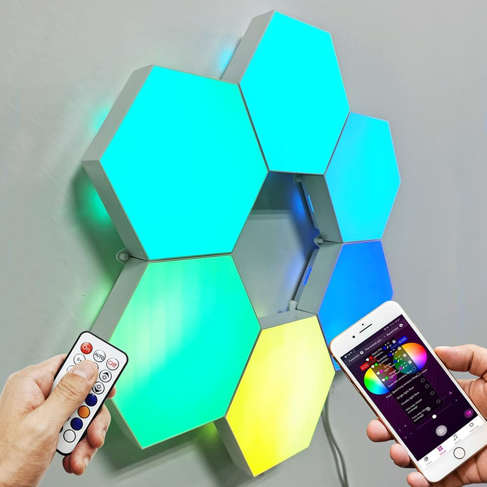 چراغ شش ضلعی مدل Smart RGB
