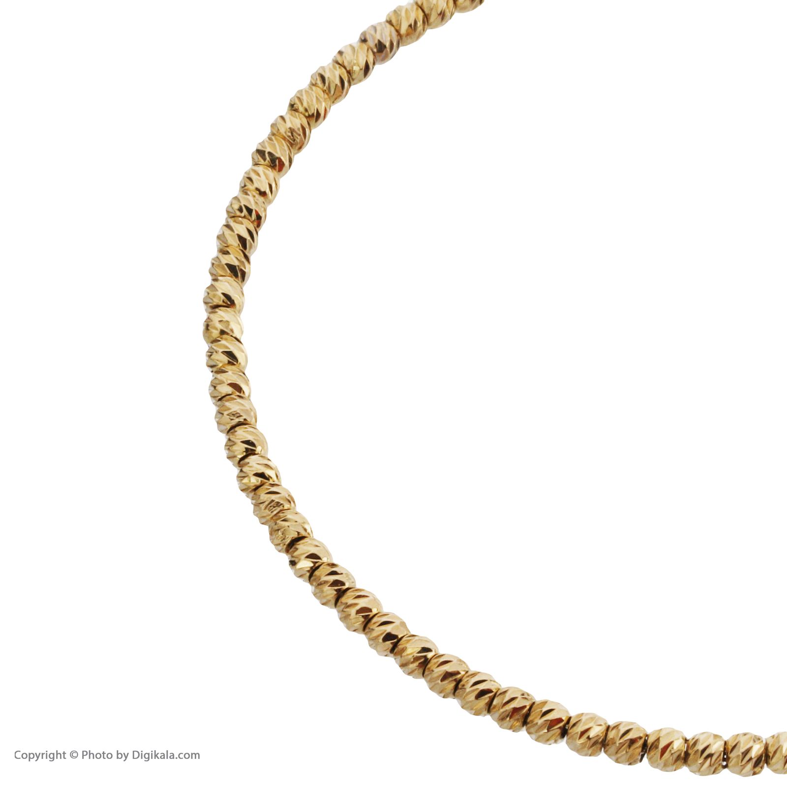 دستبند طلا 18 عیار زنانه مایا ماهک مدل MB1565 طرح گوی تراش -  - 4