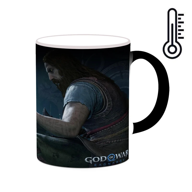 ماگ حرارتی کاکتی طرح گاد آف وار God Of War مدل mgh40591