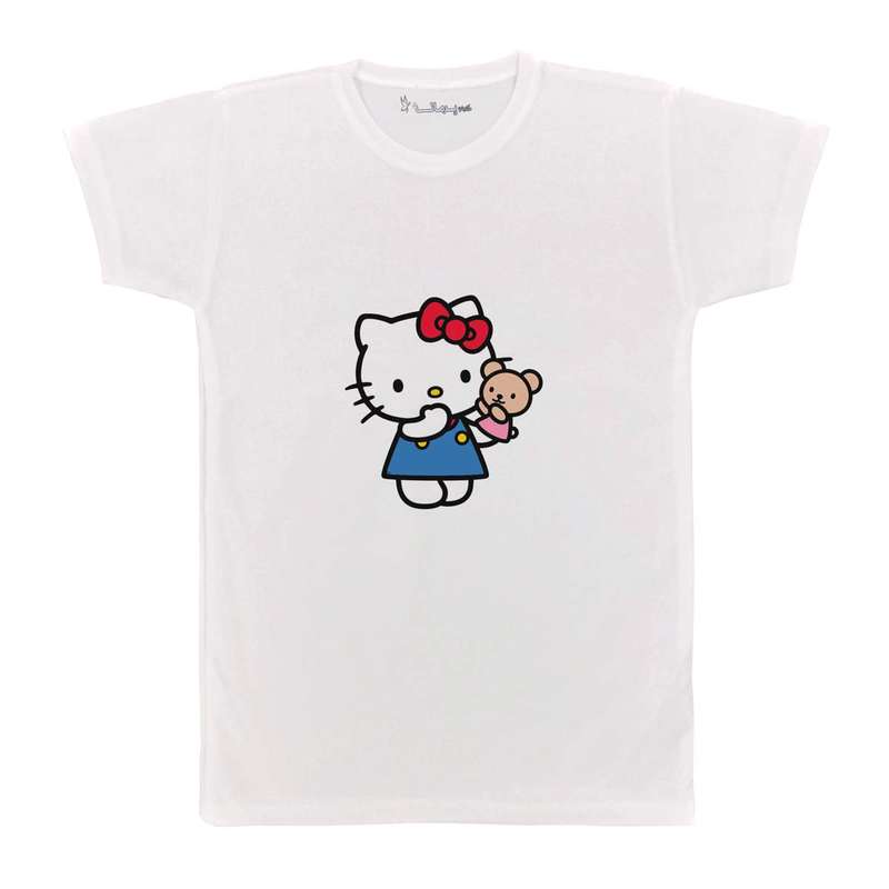 تی شرت بچگانه پرمانه طرح Kitty کد pmt.2451